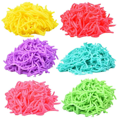 Moving! Caterpillar Sensory Fidget Toy – Wiggly Squeeze Ball for Kids | Neon Colors | Ages 3+