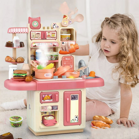 Home Kitchen Playset with Real Cooking Experience