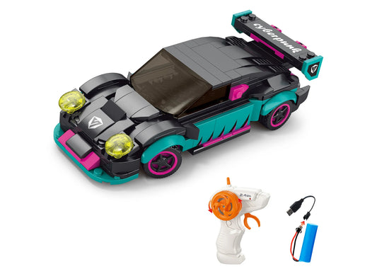 RC Car Construction Blocks – 212pcs 2.4GHz Remote Control Building Set (1:20 Scale) - 70053