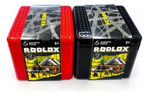 Roblox Magnetic Building Blocks Set – 72 Blocks + 2 Minifigures