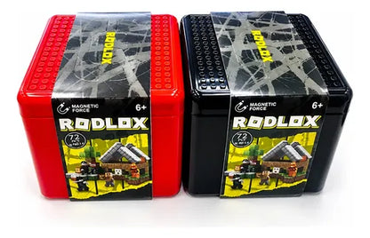 Roblox Magnetic Building Blocks Set – 72 Blocks + 2 Minifigures
