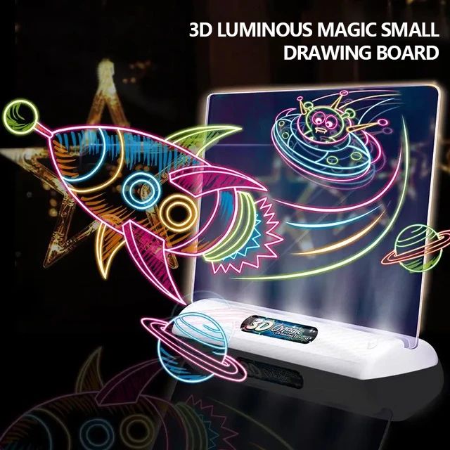 Drawing Board Magic 3D – Kids Creative Light Drawing Tablet