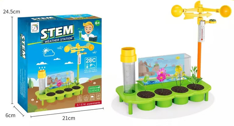 STEAM Weather Station Science Kit for Kids - Educational Meteorology Experiment Set