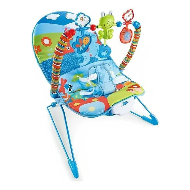 Music & Soothe Baby Bouncer - Interactive Infant Seat with Toys & Vibration