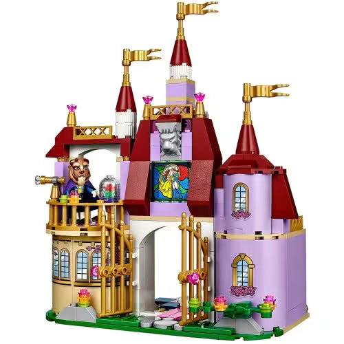 JIEGO Dream Princess Beauty & the Beast Enchanted Castle Building Set for Girls – 383+ Pcs | Ages 6–12 (JG310)