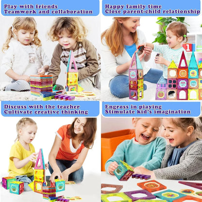 Magnetic DIY Construction Set for Kids – 33 Pieces