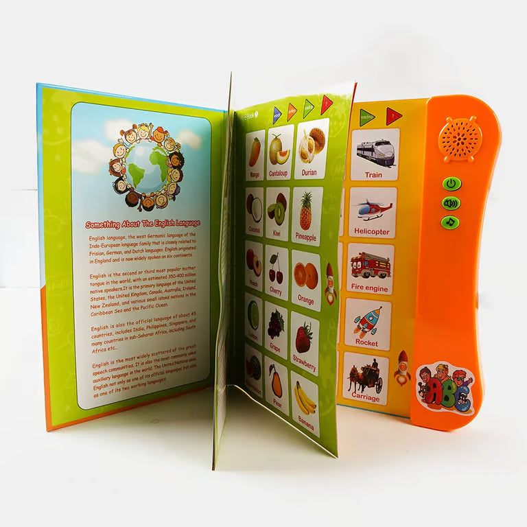 My English E-Book - Interactive Learning Toy for Kids 3+ Ages