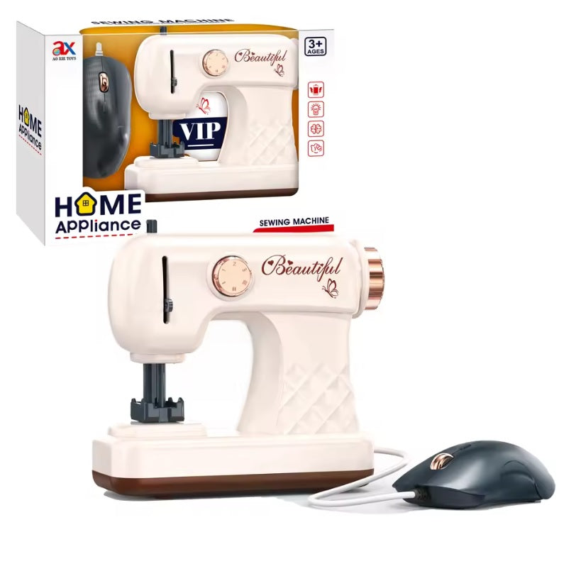 بچوں کے لیے خوبصورت VIP کھلونا سلائی مشین - ہوم اپلائنس پریٹینڈ پلے سیٹ