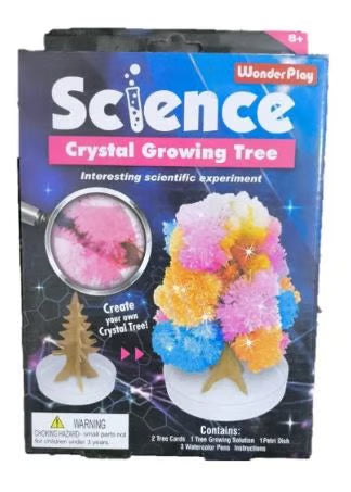سائنس کرسٹل گروونگ ٹری کٹ - 8+ بچوں کے لیے تعلیمی STEM تجربہ