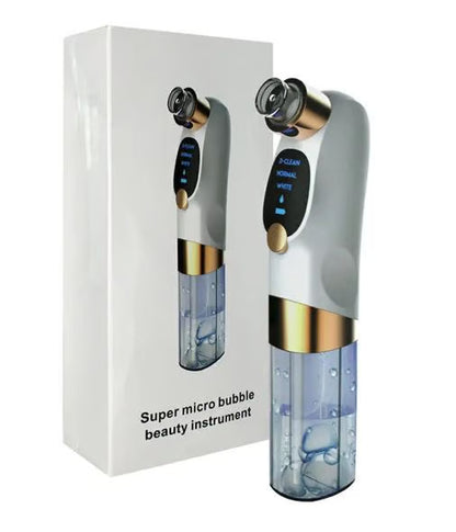 Micro Bubble Blackhead Remover Derma Suction - Vacuum Negative Pressure Facial Cleaner