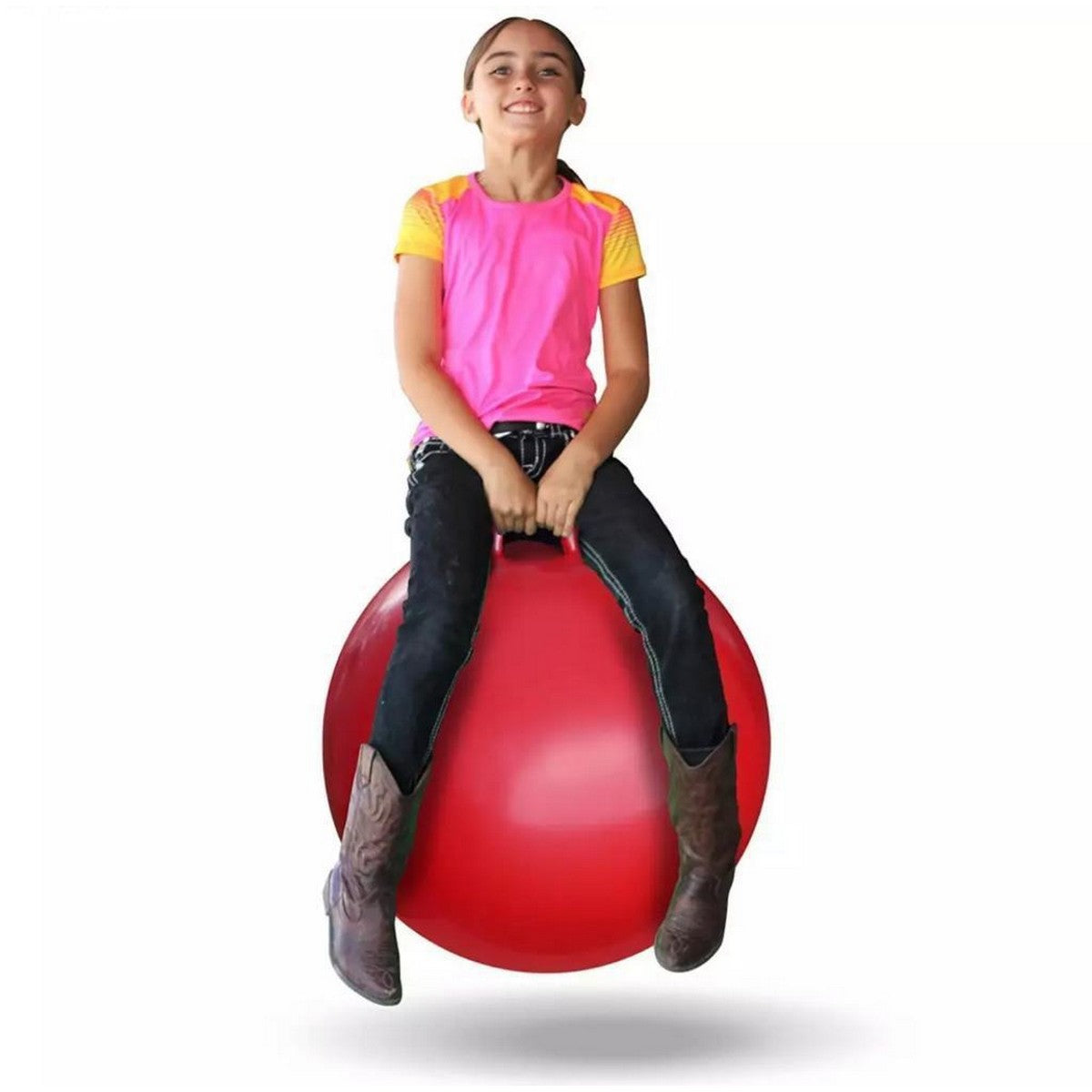 Inflatable Hop Ball for Kids – 45cm, 55cm & 65cm | Hopper Bouncing Ball with Handle