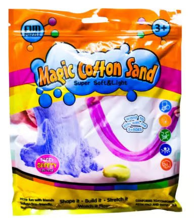 Magic Cotton Sand - Moldable Sensory Play Sand for Kids | Stretchy & Reusable