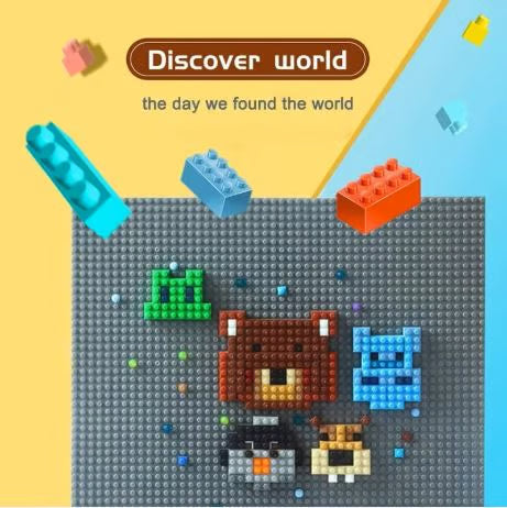 لیگو بیس پلیٹ بڑے سائز کے 32x32 نقطے - ہم آہنگ بلڈنگ بلاکس فاؤنڈیشن