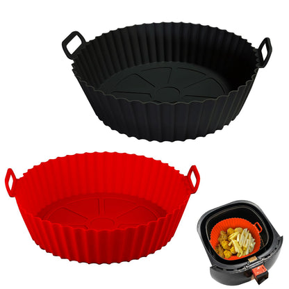 Silicone Air Fryer Liner Tray – 20 cm | Reusable for Air Fryer, Baking & More