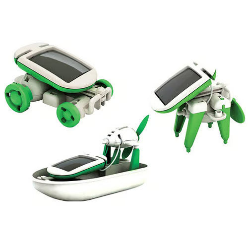 6-in-1 تعلیمی سولر روبوٹ کٹ - اپنے خود کے سبز توانائی کے کھلونے بنائیں