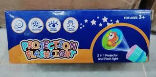 Animal Projection Flashlight Torch Toy - Educational Story Projector for Kids with Safari Animal Slides