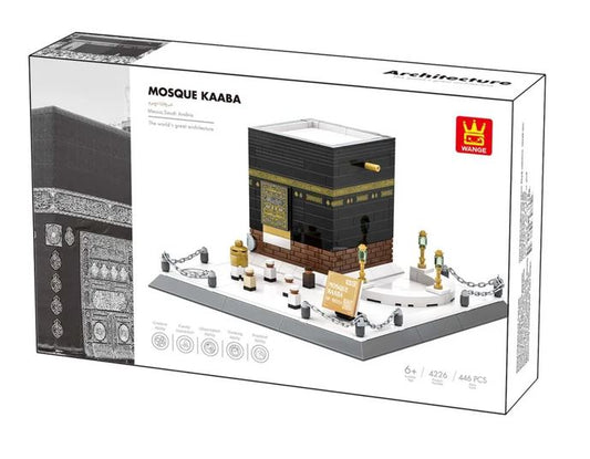 WANGE Mosque Kaaba Architecture Building Blocks 4226 – 446 Pieces