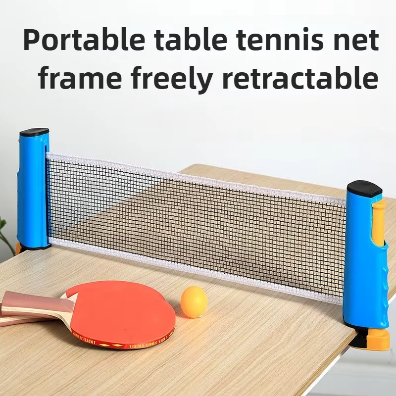 Table Tennis Set – Portable Ping Pong Net & Paddle Kit for Kids & Family