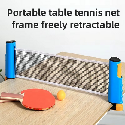 Table Tennis Set – Portable Ping Pong Net & Paddle Kit for Kids & Family