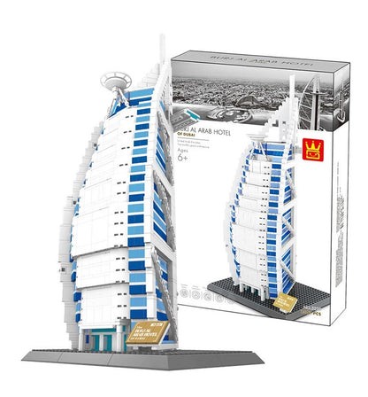 WANGE Burj Al Arab Dubai Building Blocks Set – 1307 Pieces | Architecture Series - 5220