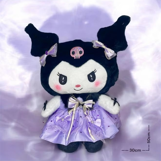 Kuromi Stuffed Toy - Purple Tutu Dress 30cm