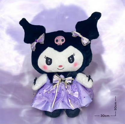 Kuromi Stuffed Toy - Purple Tutu Dress 30cm