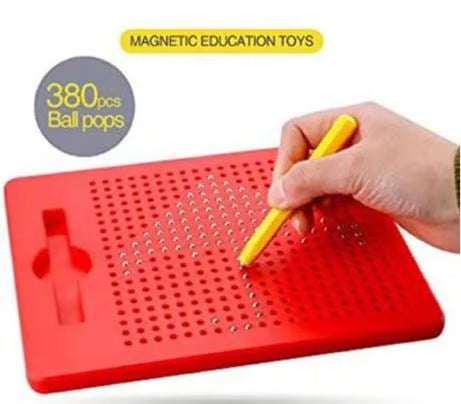 Mini MagPad Magnetic Drawing Board - 380 Pcs Educational Toy for Kids