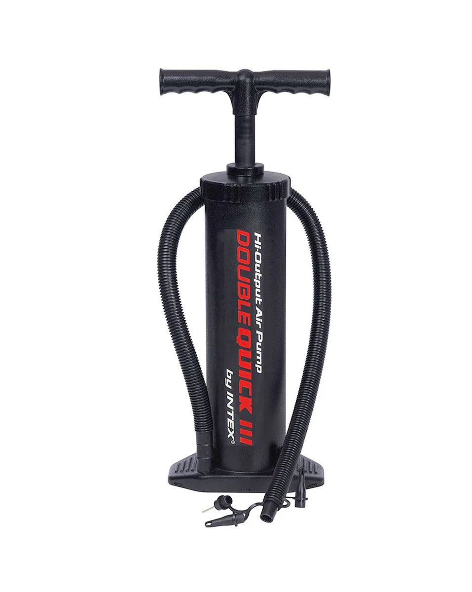 Double Quick High-Output Air Pump - Manual Inflator for Pools, Airbeds & Inflatables