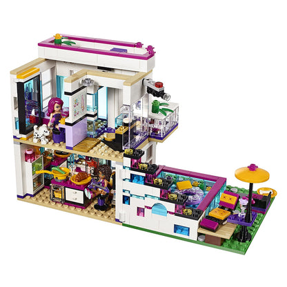 JIEGO Pop Star Livi's House Building Blocks Set for Girls – 598+ Pcs | Ages 6+ - JG315