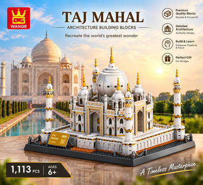 WANGE Taj Mahal Architecture Building Blocks 5211 – 1,113 Pieces