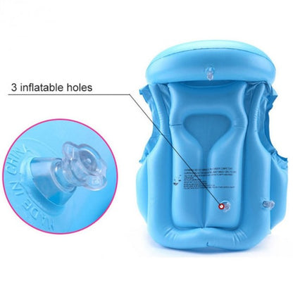Kids Swimming Vest - Inflatable Safety Float Jacket for Pool & Beach