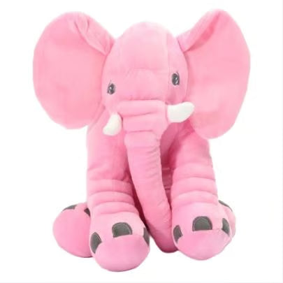 Soft Plush Elephant Pillow Cushion - Baby Comfort Toy