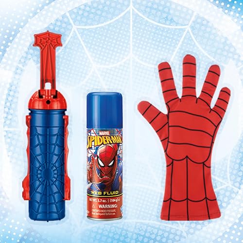Spider-Man Web Launcher Cosplay Set with Glove & Crazy Ribbon – 2-Mode Toy for Kids (Ages 3+)