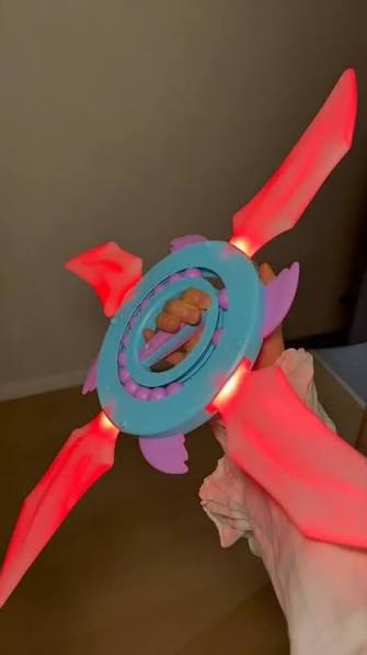 Light Up Spinning Sword – LED Fidget Spinner Toy for Kids (Age 3+)