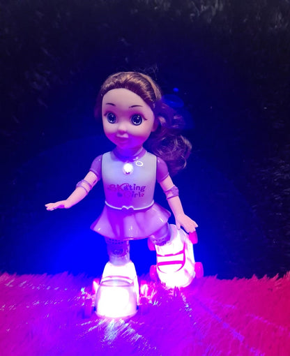 Skating Girl Fashion Doll with Roller Skates | Girls Toy Age 3+