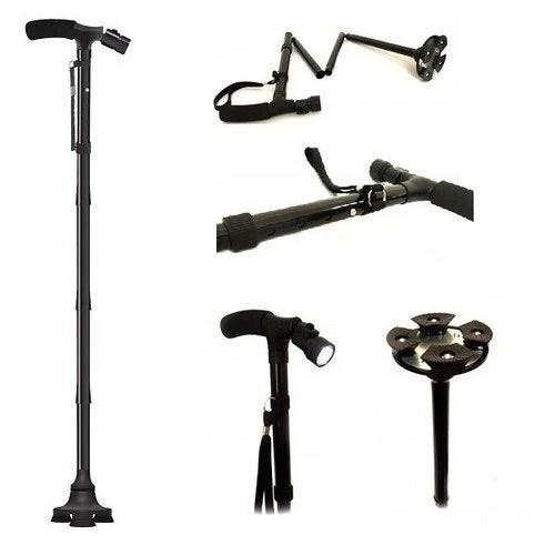 Trusty Cane Folding Walking Stick with LED Lights