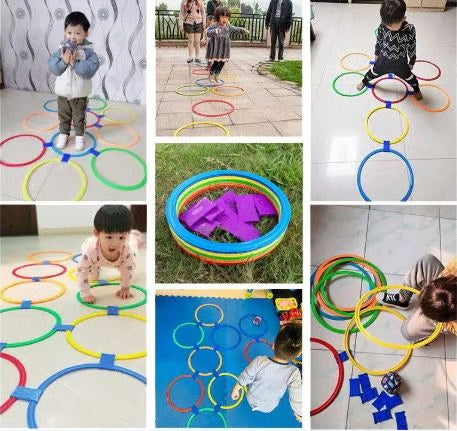 Twister Hopscotch Active Play Game - انڈور آؤٹ ڈور کڈز ایکٹیویٹی سیٹ