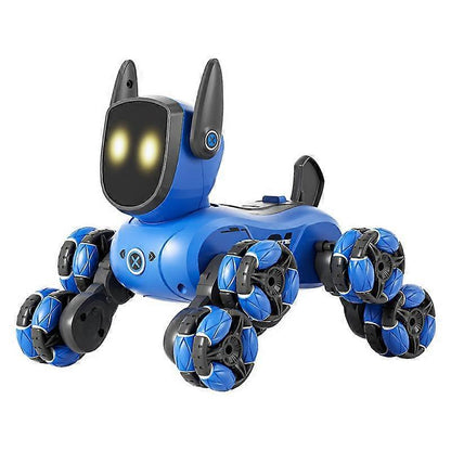 8 Wheeled Multi Functional RC Robot Dog - Stunt Mechanical Pet with 360° Rotation & Voice Control