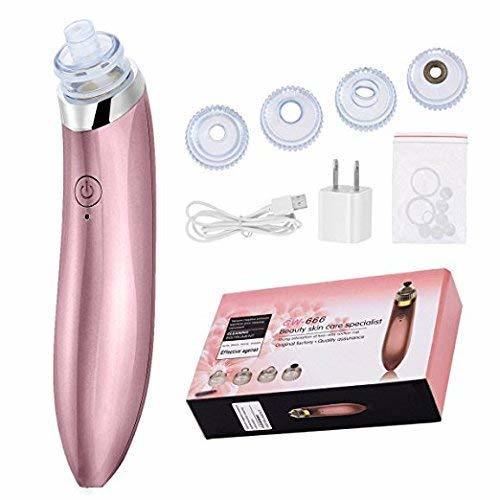 Multifunctional Derma Suction Device - Blackhead Remover & Pore Cleaner with 5 Suction Heads