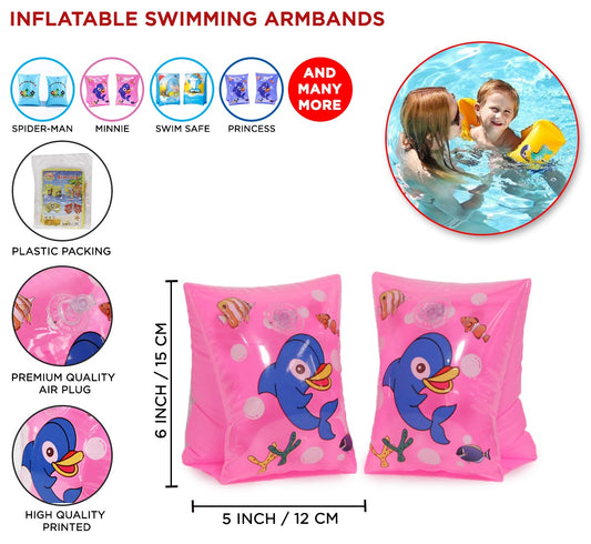 Inflatable Swimming Armbands for Kids - Water Safety Floaties