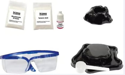 STEM سائنس آتش فشاں پھٹنے کا تجربہ کٹ - ایک لاوا پھٹنے والا آتش فشاں بنائیں