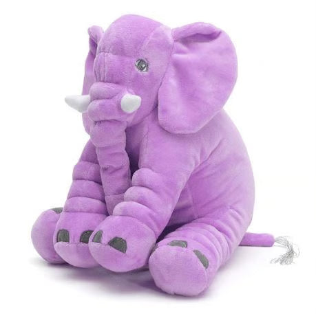 Soft Plush Elephant Pillow Cushion - Baby Comfort Toy