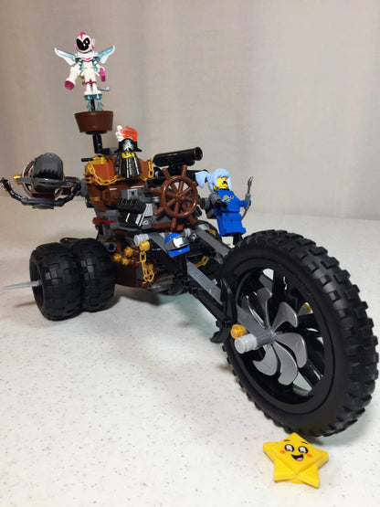 LEPIN MetalBeard's Heavy Metal Motor Trike Building Set – 852 Pcs | Set 45011