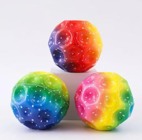 رینبو سینسری بال - بچوں اور تناؤ سے نجات کے لیے بناوٹ والا سکوز کھلونا - 1 ٹکڑا