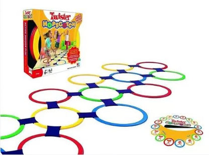 Twister Hopscotch Active Play Game - انڈور آؤٹ ڈور کڈز ایکٹیویٹی سیٹ