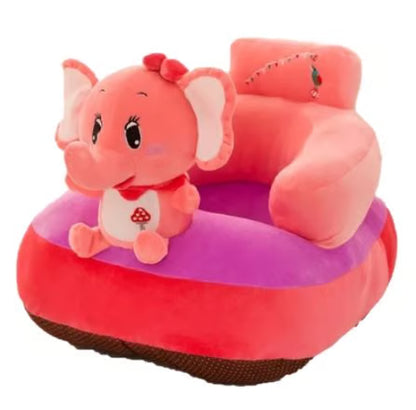 Baby Sofa Seat Padded Stuffed Seat - Animal Designs for Toddlers