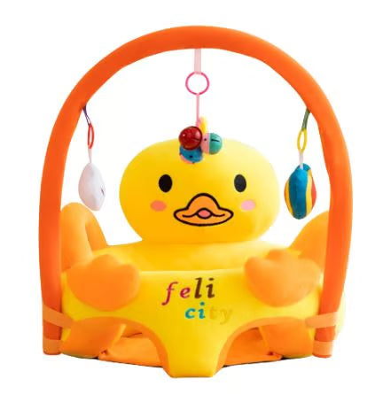 لٹکنے والے کھلونے کے ساتھ بیبی ایکٹیویٹی جم آلیشان صوفہ سیٹ - سافٹ انفینٹ پلے سینٹر