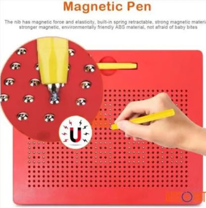 Mini MagPad Magnetic Drawing Board - 380 Pcs Educational Toy for Kids