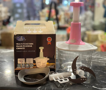 Manual Food Chopper - Multi-Function Vegetable Chopper, Meat Mincer & Garlic Processor