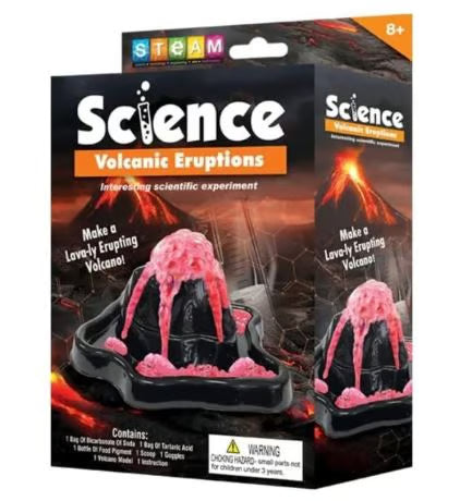 STEM Science Volcanic Eruptions Experiment Kit - Make a Lava Erupting Volcano